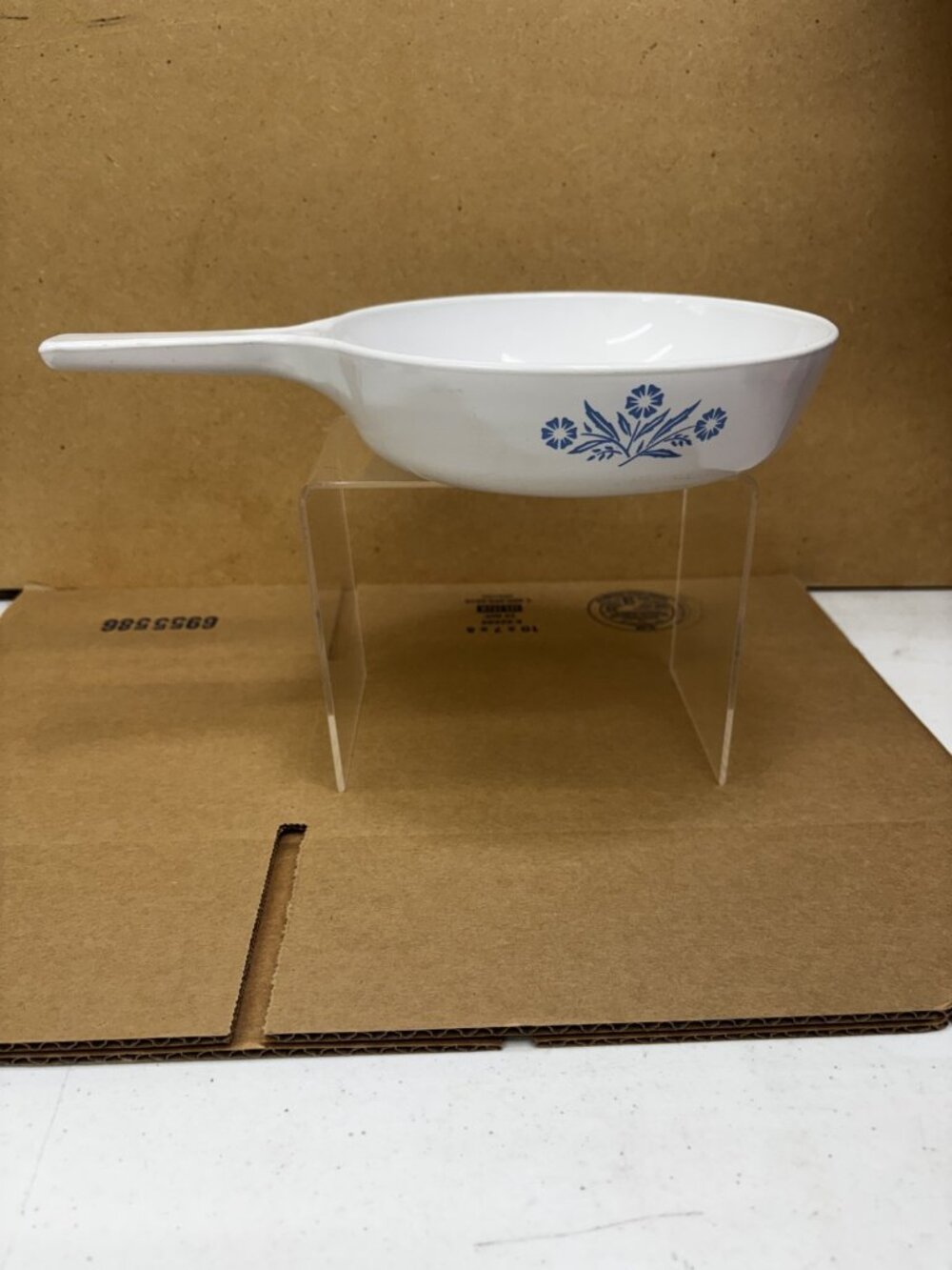 Vintage Corning Ware Sauce Handled Pan Blue Cornflower 6 1/2” P-83-B No Lid